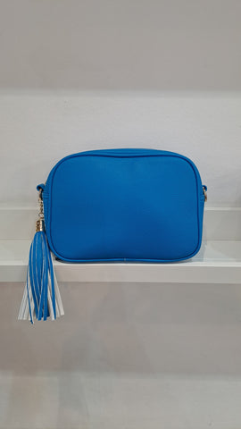 Crossbody Bag with Gold Detail & Tassle - Various Colours