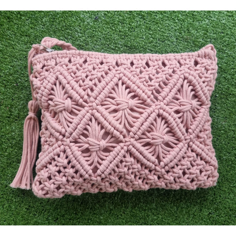 Crochet Crossbody Bag - Various Colours