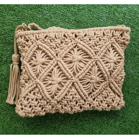 Crochet Crossbody Bag - Various Colours