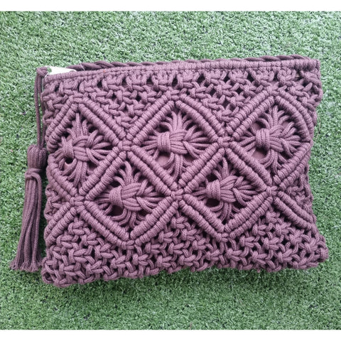 Crochet Crossbody Bag - Various Colours