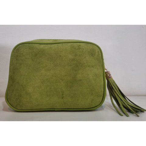 Suede Crossbody Bag - Various Colours