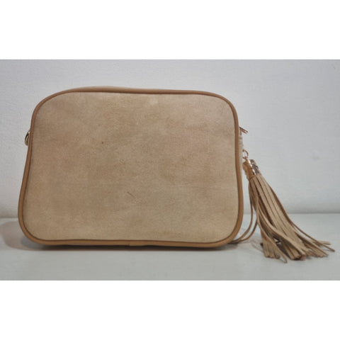 Suede Crossbody Bag - Various Colours