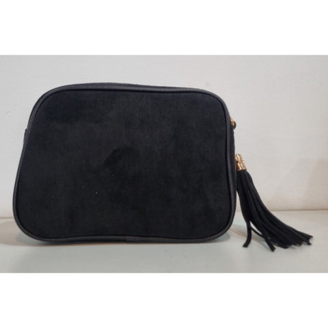 Suede Crossbody Bag - Various Colours