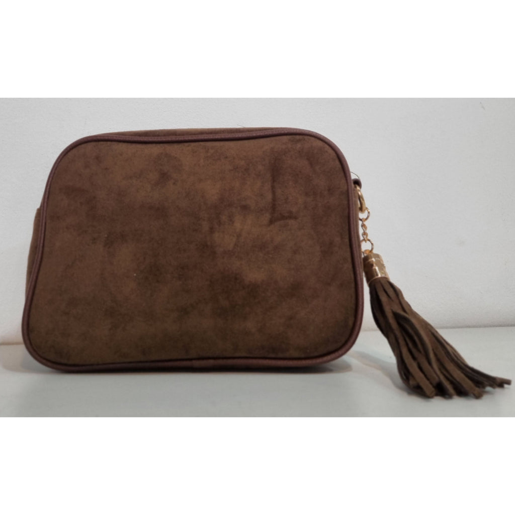 Suede Crossbody Bag - Various Colours