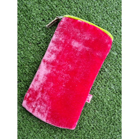 Velvet Glasses Purse - Various Colours