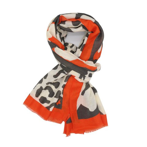 Leopard Print Splodge Scarf