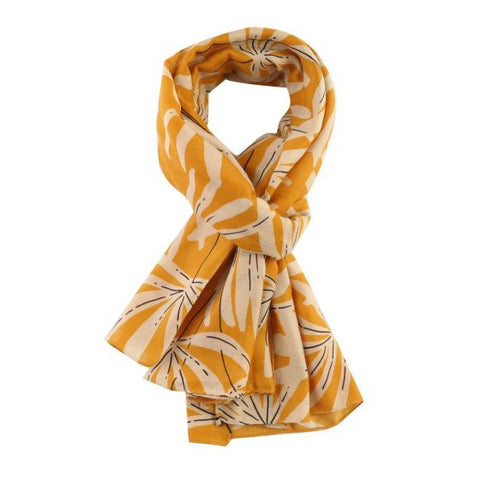 Floral Burst Lightweight Scarf - Various Colours