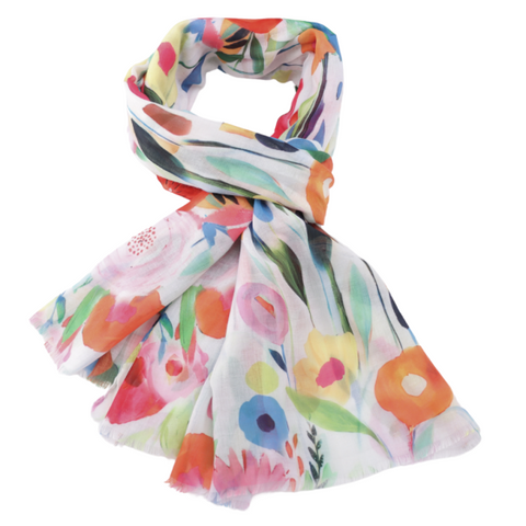 Summer Garden Lightweight Scarf - Various Colours