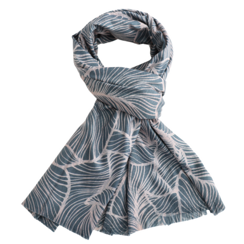 Leaves Lightweight Scarf - Various Colours