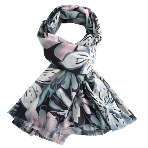 Floral Lightweight Scarf - Various Colours