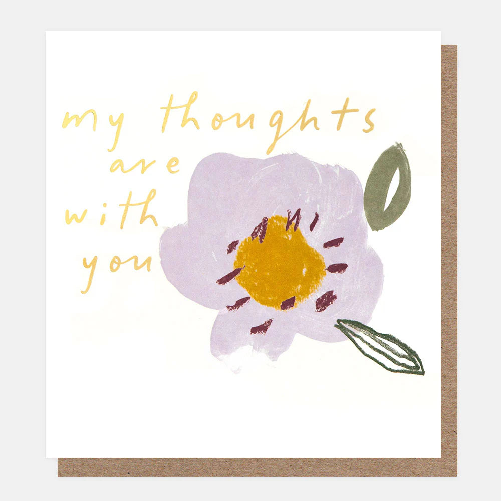 My Thoughts Are With You - Lilac Flower