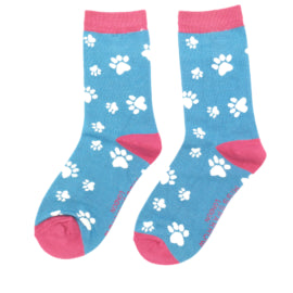 Miss Sparrow Paw Prints Socks - Various