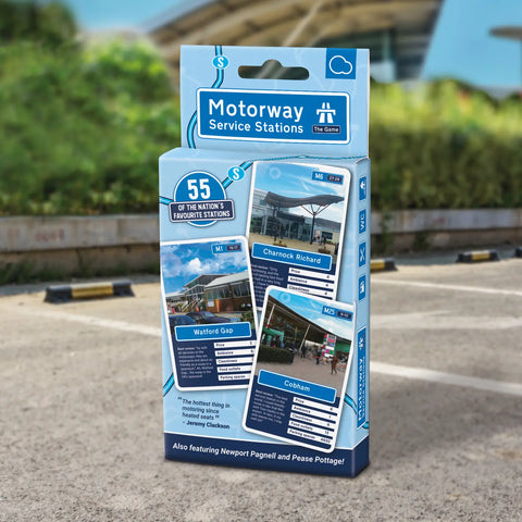 Motorway Service Stations Trumps-Style Game