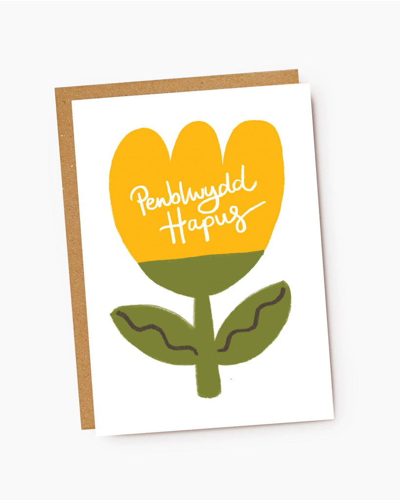 Penblwydd Hapus Tulip