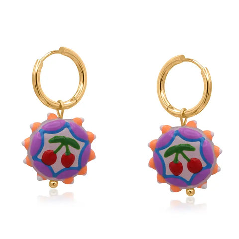 Fruit Charm Earrings - Various Designs