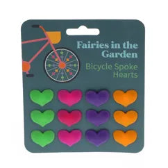 Fairies in the Garden - Bicycle Spoke Hearts