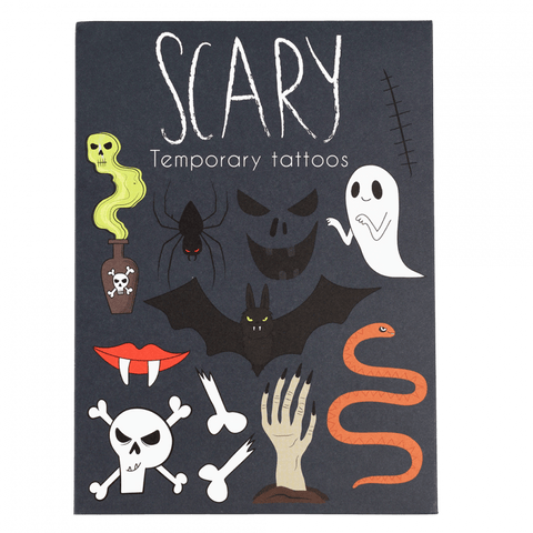 Scary Temporary Tattoos