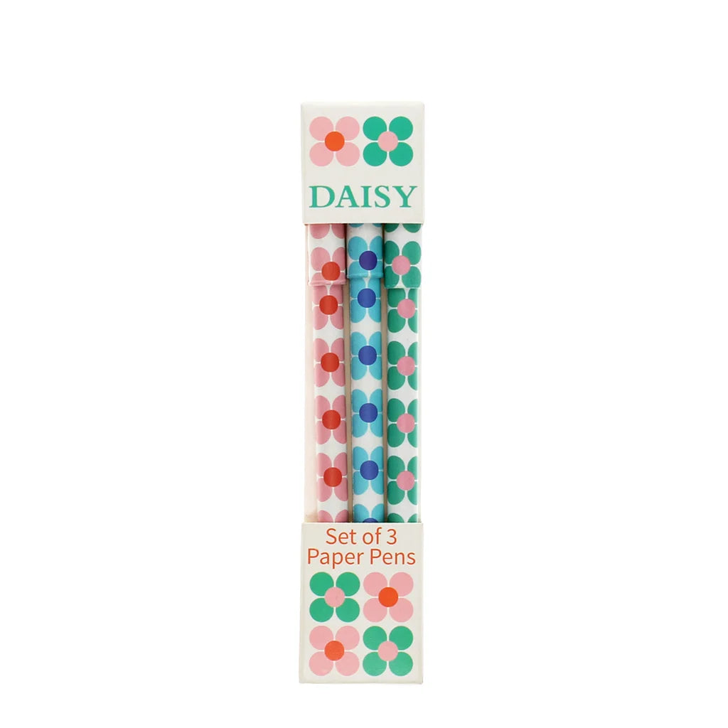 Set of 3 Daisy Pens