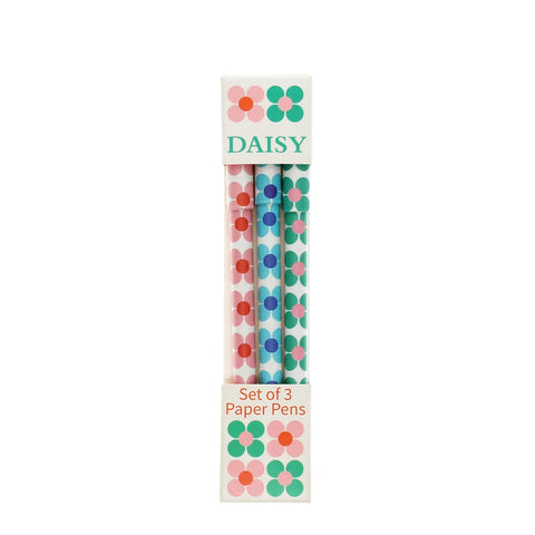 Set of 3 Daisy Pens