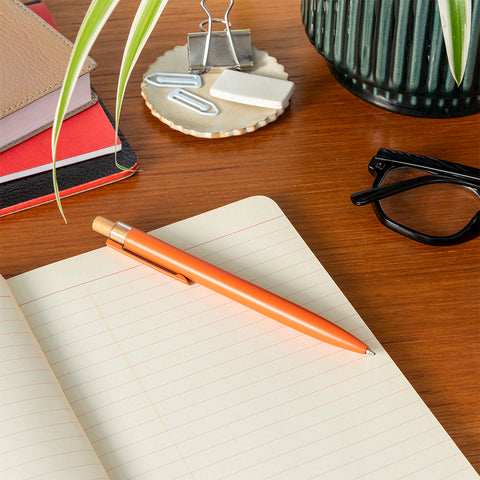 Orange Recycled Aluminium Pen
