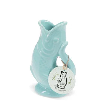 Ceramic Fish Vase - Various Colours