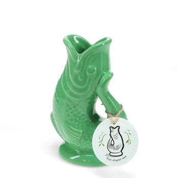 Ceramic Fish Vase - Various Colours