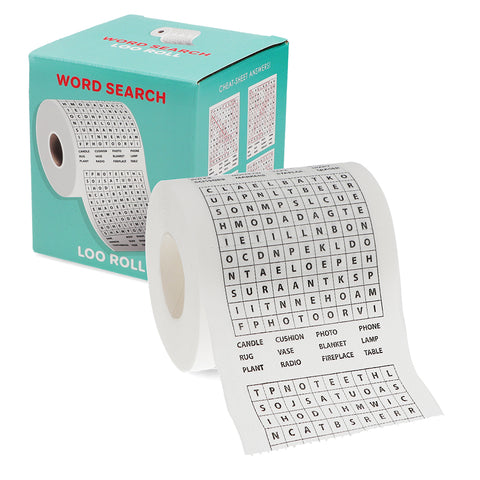Word Search Toilet Roll