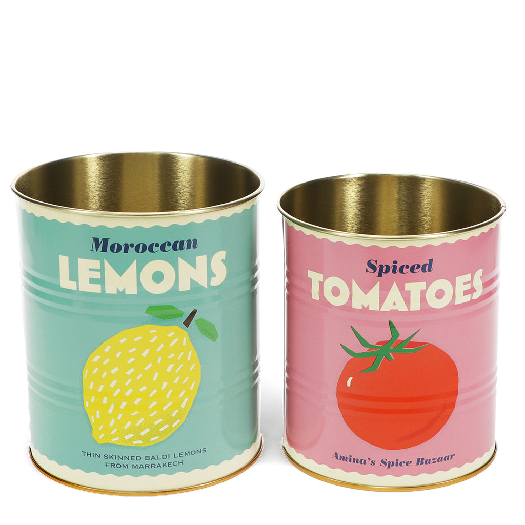Veggie Storage Tins - Various Sizes
