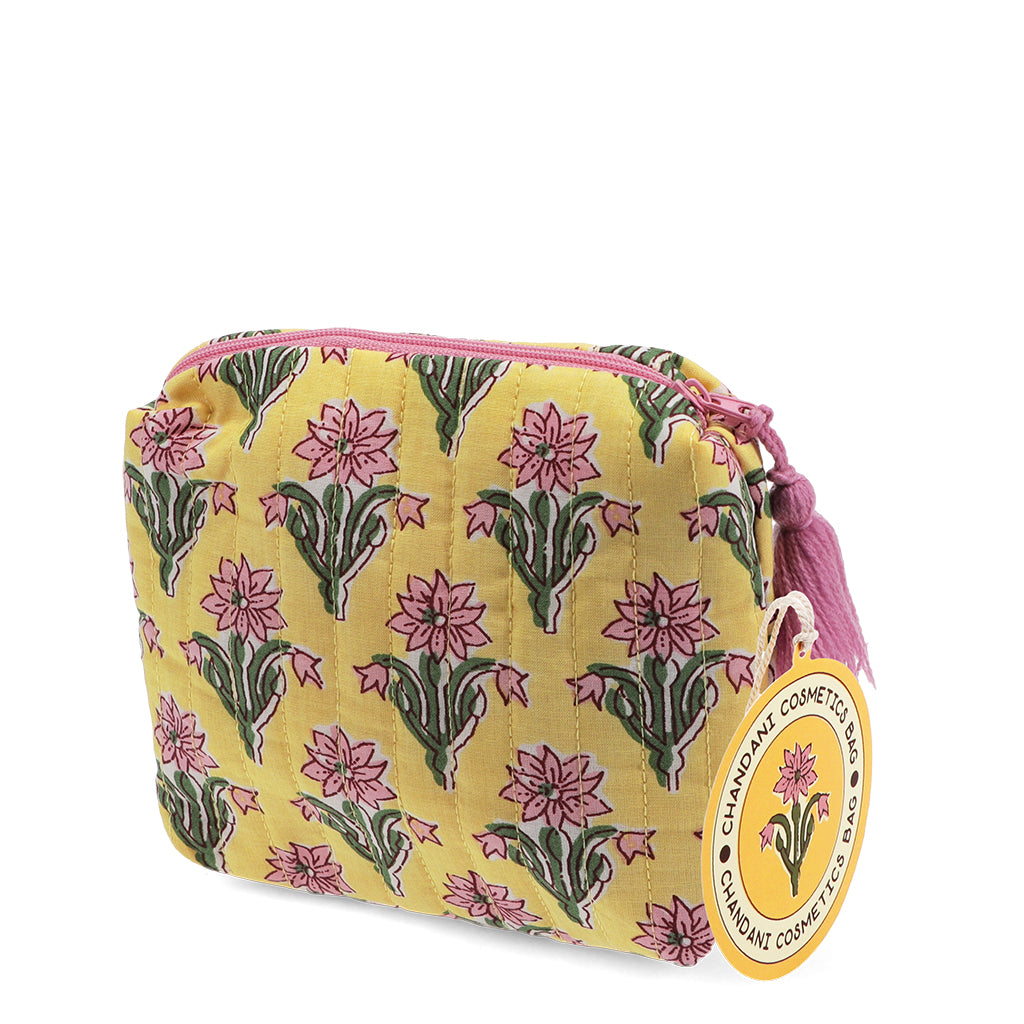 Quilted Make Up Bag - Various Colours