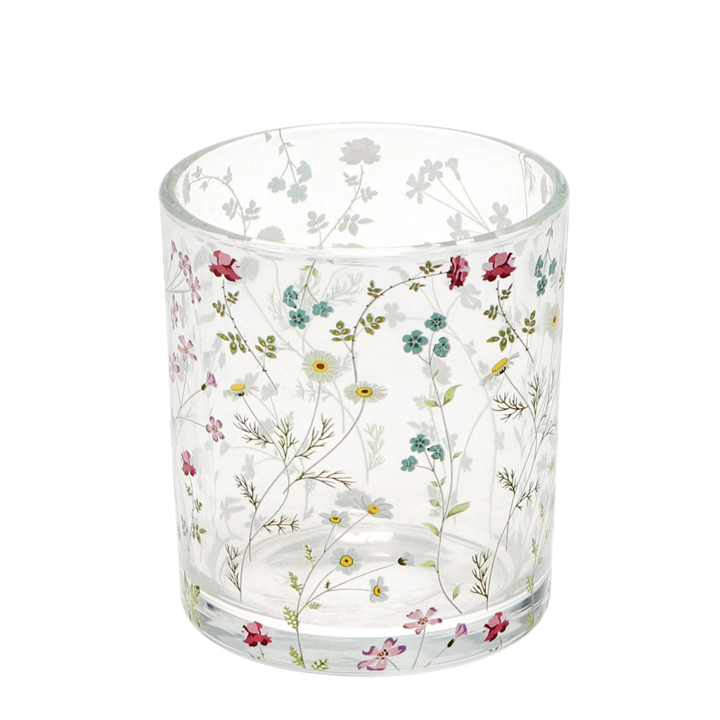 Glass Flowers Votive