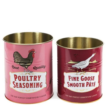 Countryside Flavour Storage Tins - Various Sizes