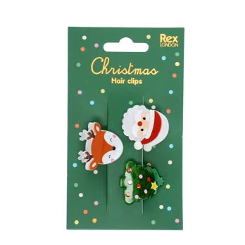 Mini Christmas Hair Claw