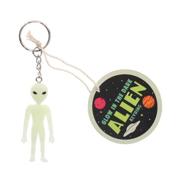Alien Glow in the Dark Keyring