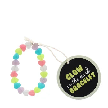 Hearts Glow in the Dark Bracelet