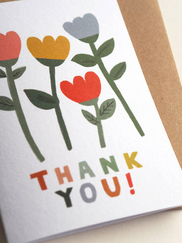 Thank You - Folk Tulips