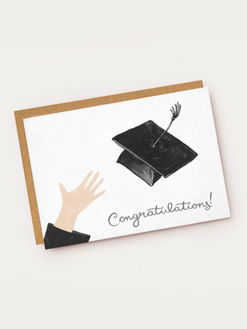 Graduation Cap Congratulations Card