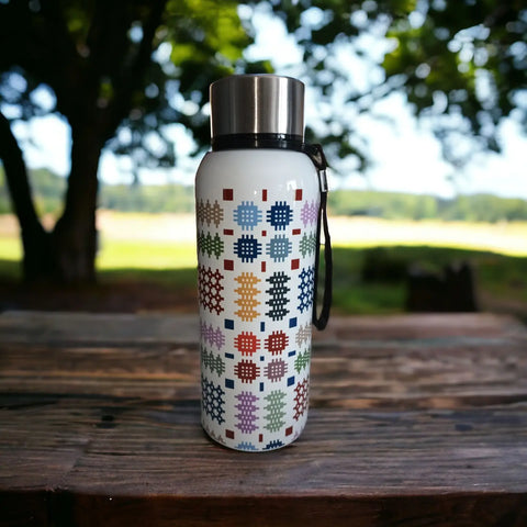 Insulated Water Bottle With Welsh Tapestry