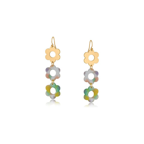 Lola Long Dangle Earrings - Various Colours