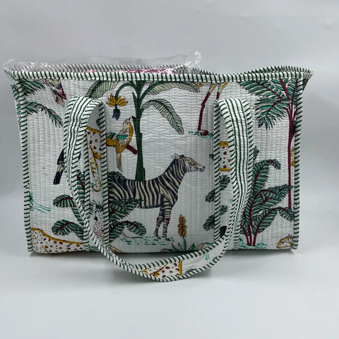 Quilted Reversible Tote Bag - Various Colours