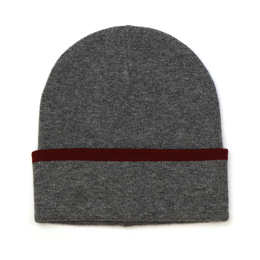 Men's Knitted Hat with Trim - Various Colours