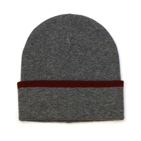 Men's Knitted Hat with Trim - Various Colours