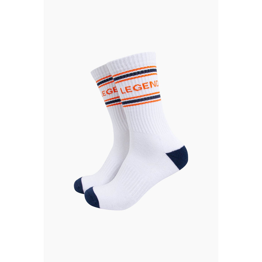 Men's Cotton Sports Socks - Various Slogans