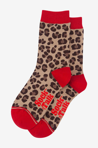 Leopard Print Bamboo Socks - Various Colours