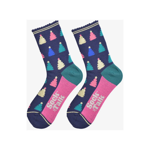 Christmas Tree Repeat Socks - Various