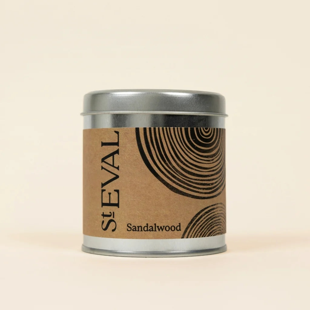Sandalwood Scented Tin Candle