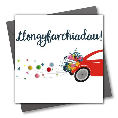 Llongyfarchiadau Newydd Briodi