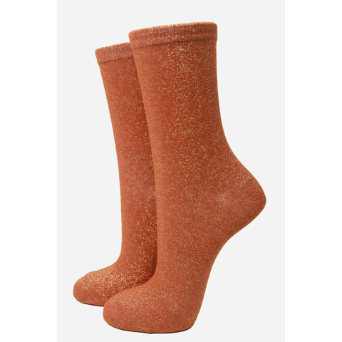 Womens Glitter Socks - Various Colours