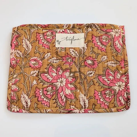 Large Quilted Pouch Purse - Various Colours