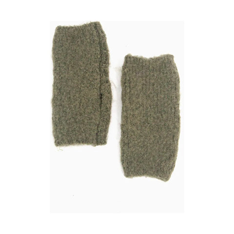 Textured Knitted Wrist Warmers - Various Colours