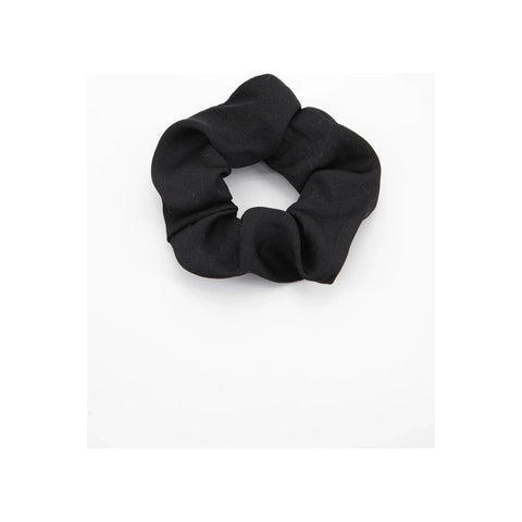 Plain Silk Textured Hair Scrunchie - Various Colours